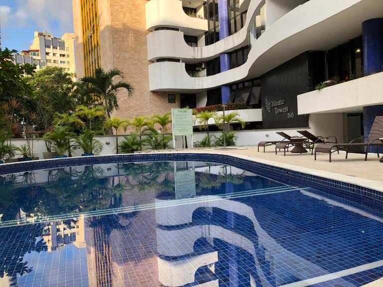 Flat encantador no Atlantic Towers - Chambres d'hôtes Salvador