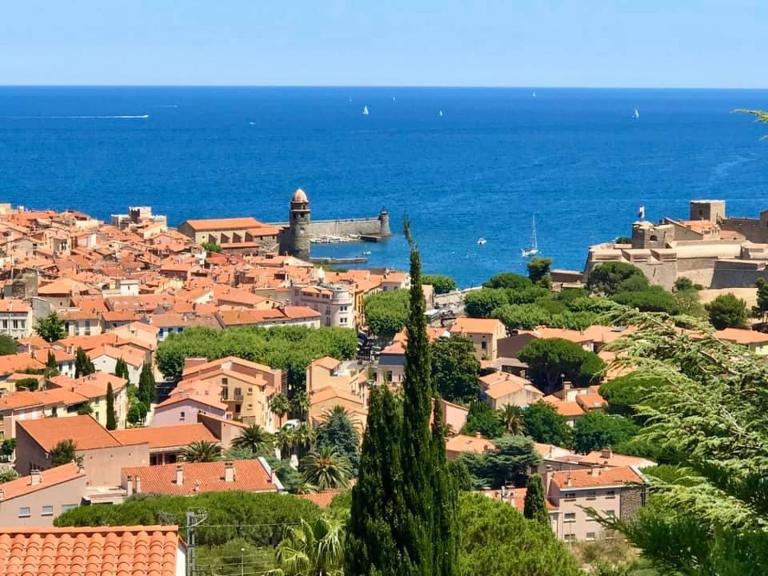 Appartement Sous le Soleil vue mer, parking inclus , clim ,wifi - B&B Colliure