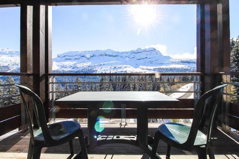 South-facing renovated 2-bed apartment Les Terrasses d'Eos - B&B Flaine