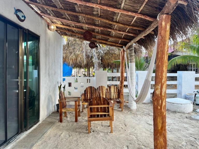 Loft gaviota vista jardín 15 mts de playa - B&B El Cuyo