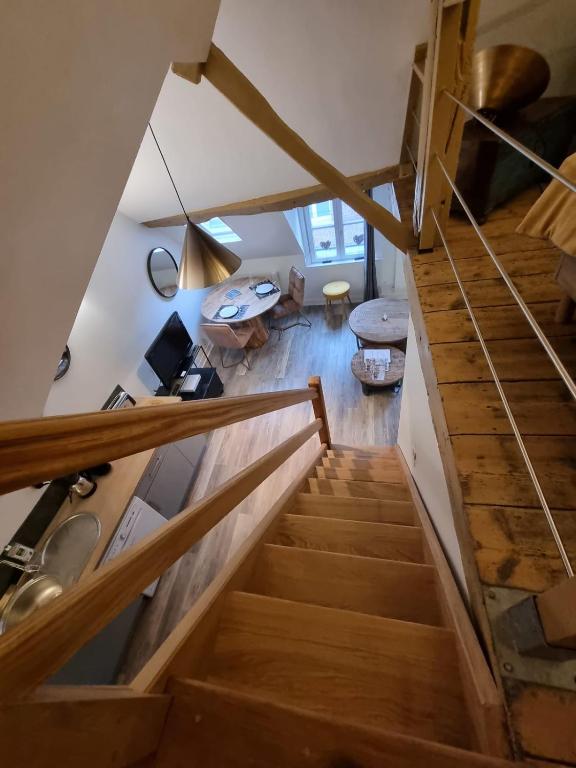 La Mezzanine d'Au Sans Pareil- Cosy appartement city center Honfleur - Bed and Breakfast Honfleur