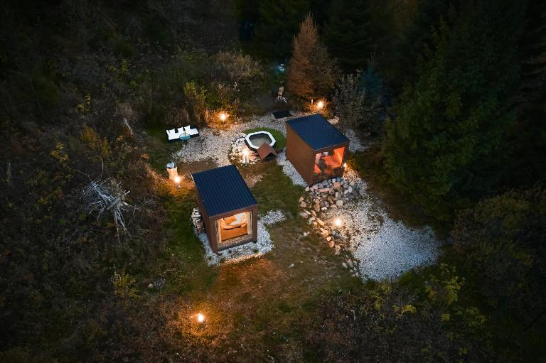 Škandinávske domčeky-lesná sauna a ubytovanie - B&B Spišské Bystré