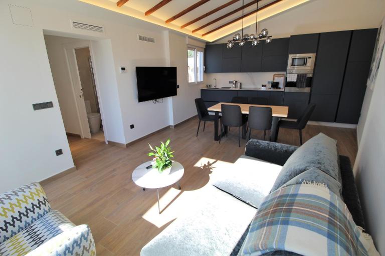 Atico loft de lujo con terraza espectacular y vista a los 2 castillos - B&B Alicante
