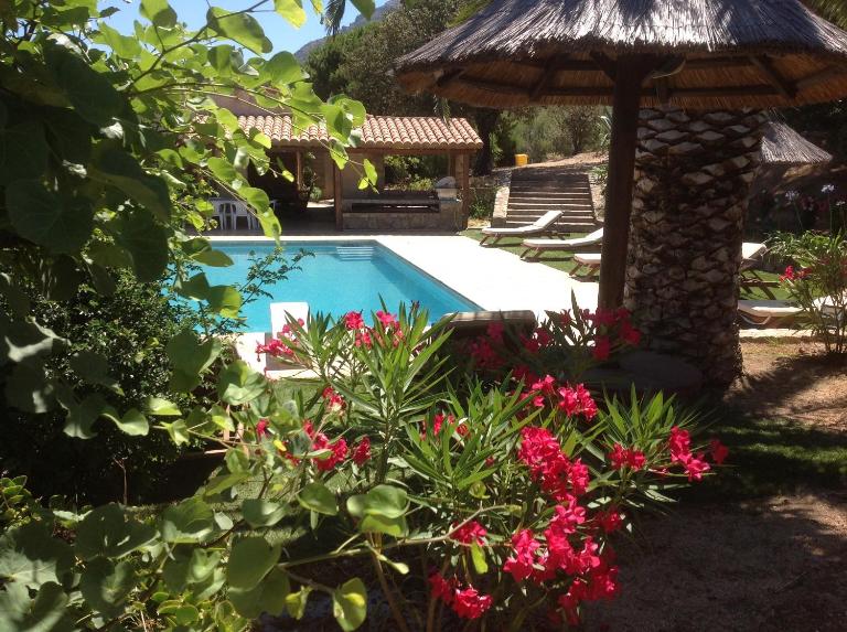 Villa A Scopa à Lumio en Corse avec piscine chauffée, vue mer panoramique, climatisation, jardin arboré de 3000m2, 10 pers, 5 Chb, 4 Sdb - B&B Lumio