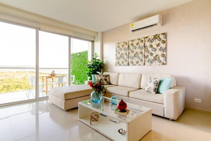 Hermoso apartamento con todas las comodidades acceso directo a la playa ubicado en el edificio Morros Epic - Chambres d'hôtes Carthagène