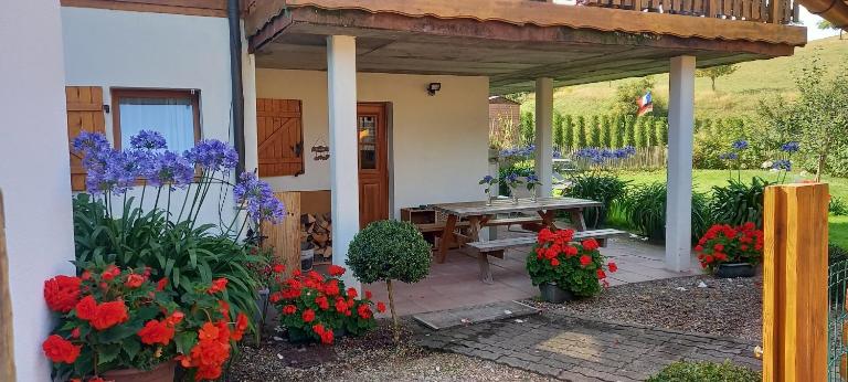 gite au coin du feu à 25mn de Colmar au calme avec jardin clos - B&B Labaroche