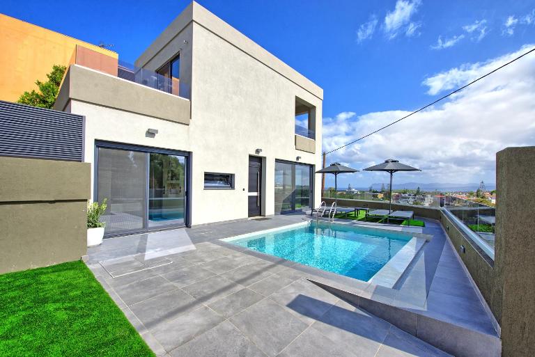 Villa Popi - modern villa with private pool by PosarelliVillas - Ferienwohnung Galatás