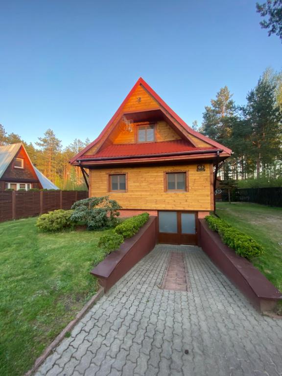 Domek letniskowy w Puszczy Augustowskiej z sauną i balią - B&B Ateny
