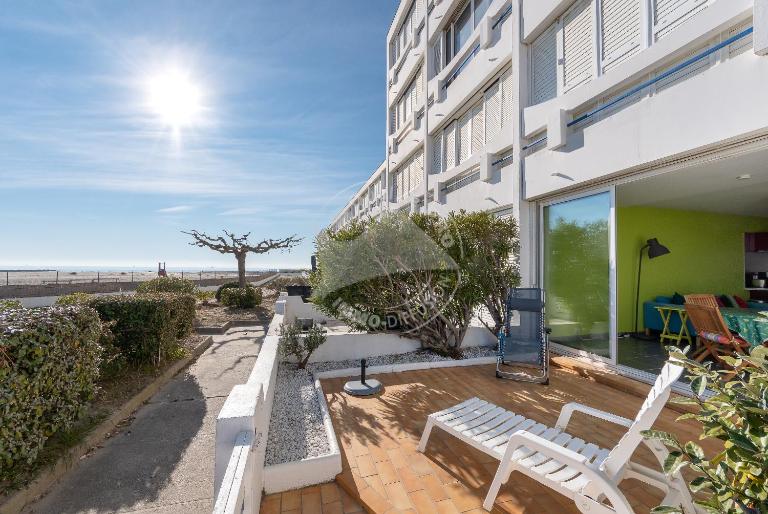 AS21518 - P3 Dans une résidence direct sur la plage avec vue mer et piscine - Ferienwohnung Le Grau-du-Roi