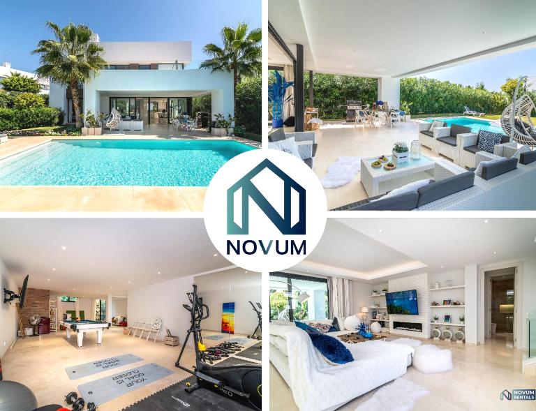 Remarkable 5-BDRM Villa - Heated POOL & GYM - B&B Estepona