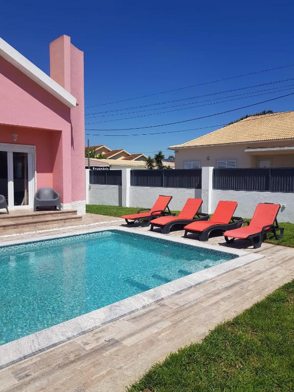 Family Villa Pool & Beach - Ferienwohnung Caparica