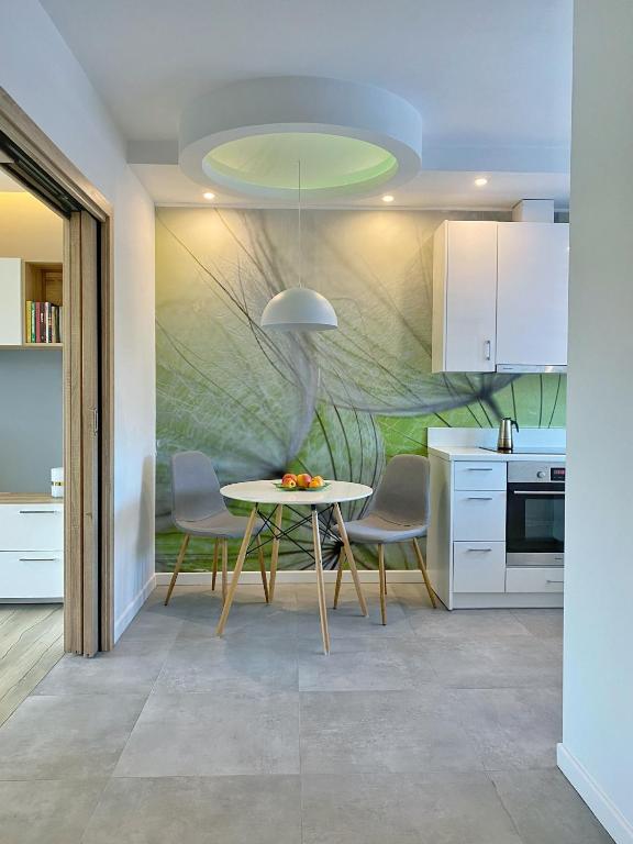 Capital Towers - Apartament Green z widokiem na rzekę i park - B&B Rzeszów