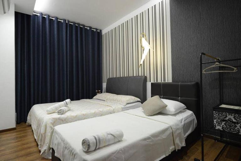 8pax Cozy Home Stay Jazz Suites 1 Vivacity Kuching Sarawak 3BR - B&B Kuching