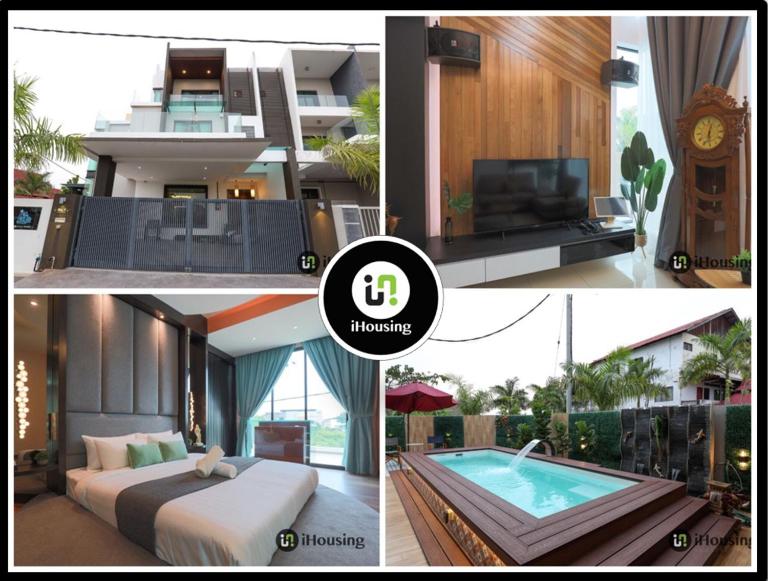 Private Pool Platinum House Melaka By I Housing - B&B Malacca