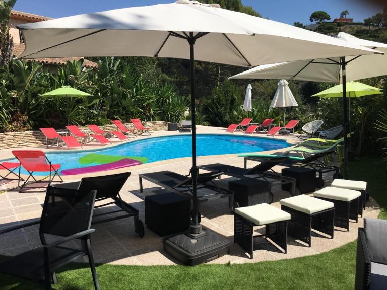 VILLA LES YUCCAS - Pool - Sea view - B&B Cagnes-sur-Mer