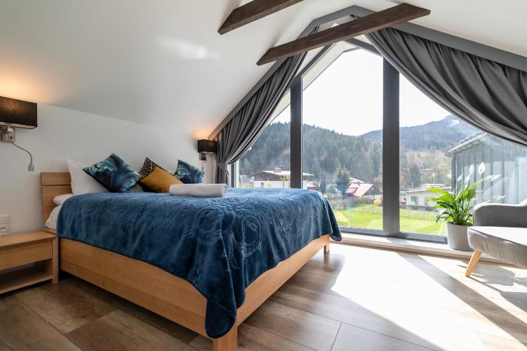 Apartamenty dla rodzin z sauną, bawialnią i widokiem na Skrzyczne - Dream Apart Marron - B&B Szczyrk