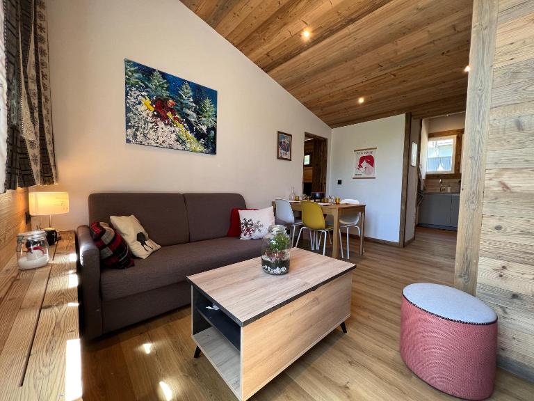 OURS BLANC 29 duplex avec vue - B&B La Clusaz