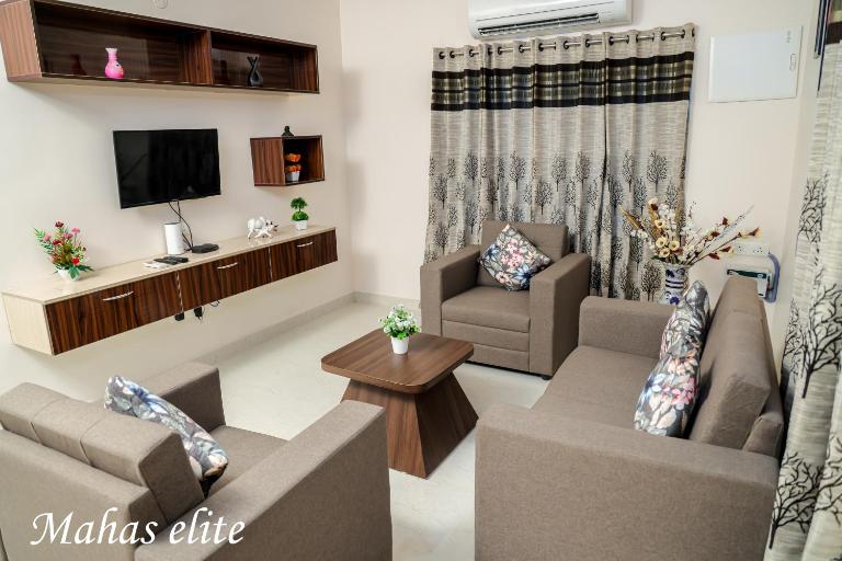 MAHAS Elite by MAHAS Homestays - 2BHK Flats - Fully Airconditioned - B&B Tirupati