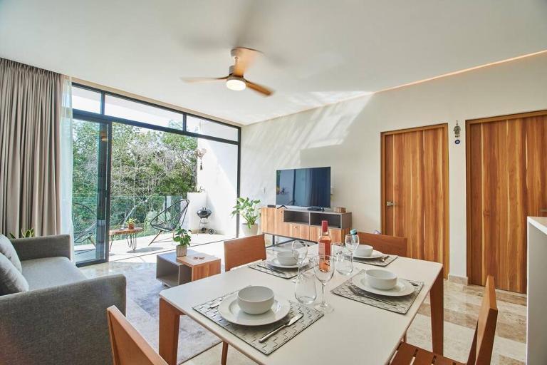 Elena 101 beautiful one bedroom in Aldea Zama - B&B Tulum