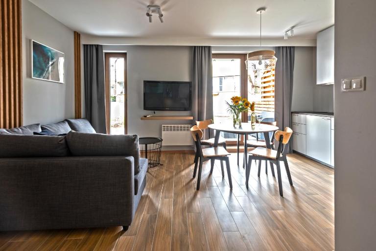 Apartament Baltic Park Stegna - taras - B&B Stegna