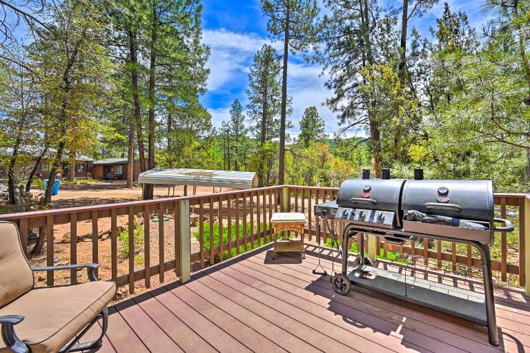 Near Hiking Trails: Woodsy Pine Cabin w/ Fire Pit - B&B Pine