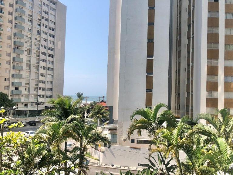 Apê Aconchegante Vista Mar - 1 Vaga - Ferienwohnung Guarujá