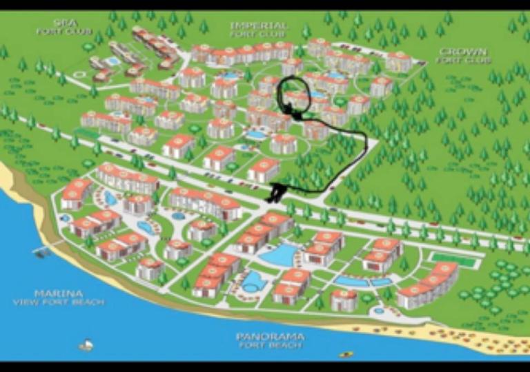 2-комнатные апартаменты у моря 10 бассейнов Crown Fort Noks - Chambres d'hôtes Sveti Vlas