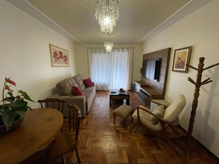 Apartamento para 10 pessoas - Blumenhaus 201 - uma quadra da Rua Coberta! - Ferienwohnung Gramado