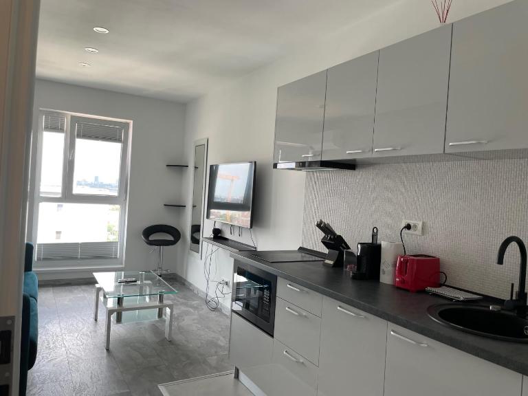 Cozy 2-Room Penthouse Lakeview W14 - Chambres d'hôtes Bucarest