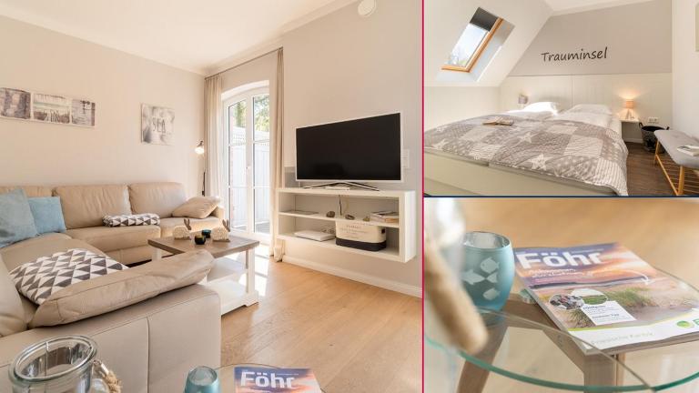 Haus am Leuchtturm Wohnung 4 - Chambres d'hôtes Wyk auf Föhr