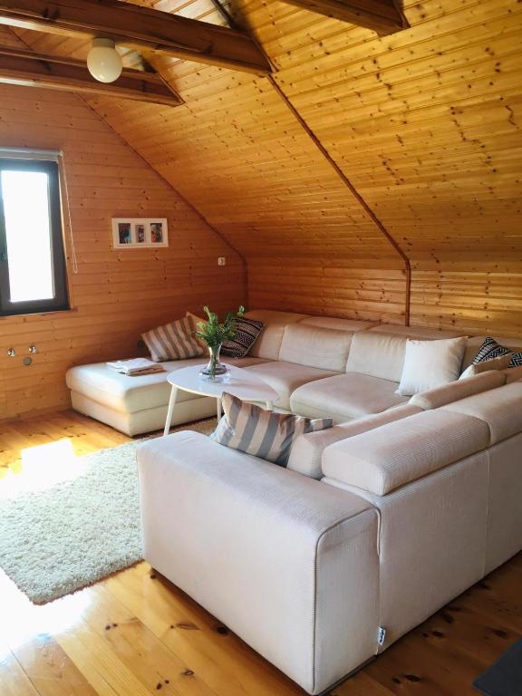 Domek Salted Caramel z SAUNĄ relaks blisko Łeby - Chambres d'hôtes Żarnowska