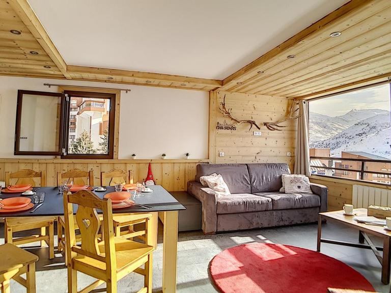 Appartement cosy rénové skis aux pieds, parking inclus, animaux admis - FR-1-344-796 - Ferienwohnung Les Menuires
