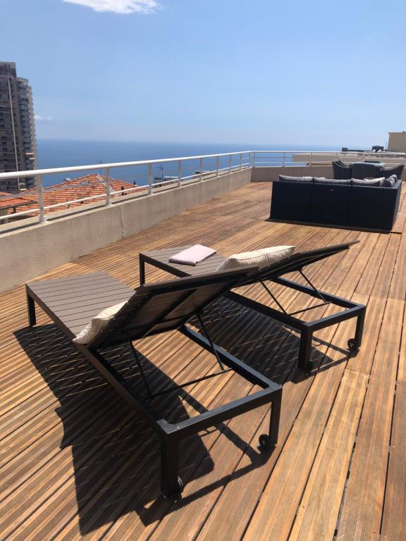 Luxury Monaco Sea View Penthouse Le Lord - B&B Beausoleil