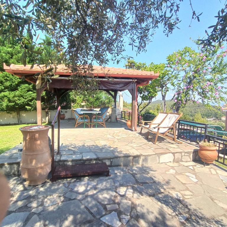 Green & Blue House in Halkidiki in Vourvourou - Bed and Breakfast Vourvourou