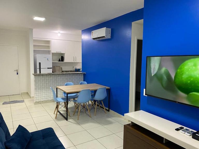 Guarujá condomínio Villa Di fiori AP jasmim - B&B Guarujá