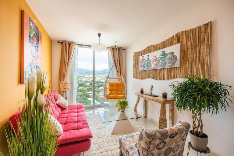 Boho Chic, Apart- condo cerca de SJO Intl airport - Bed and Breakfast Purral