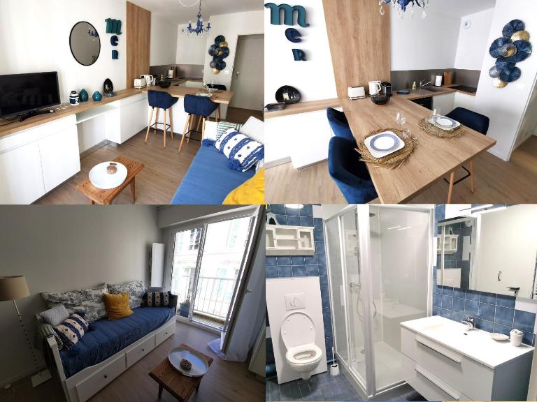 Le Palais Blanc - A 90m de la Grande Plage - Parking prive - Chambres d'hôtes Les Sables d'Olonne