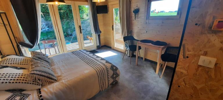 Chalet Studio 5kms Etretat - Chambres d'hôtes Villainville