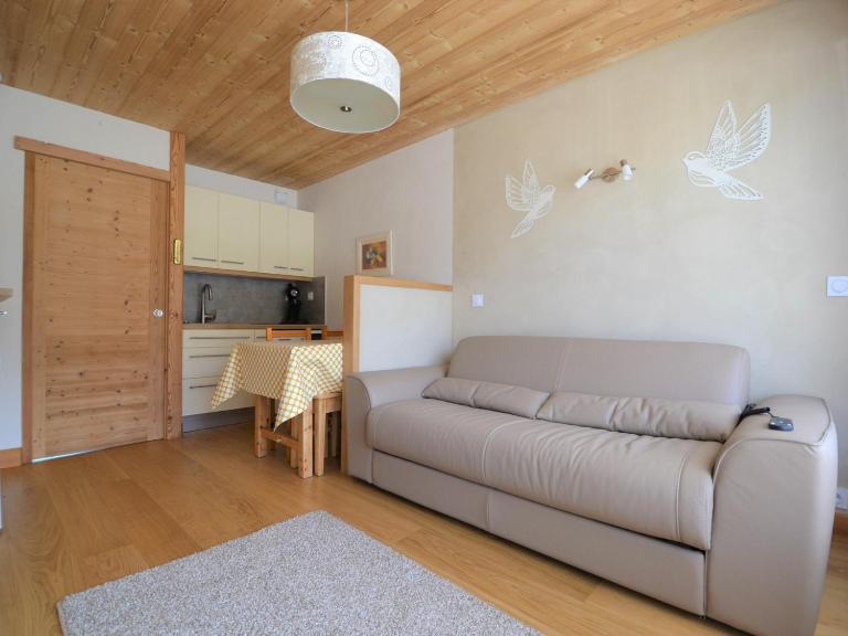 Studio rénové proche pistes avec parking privé, calme et confortable pour 4 personnes - FR-1-505-146 - Ferienwohnung Notre-Dame-de-Bellecombe