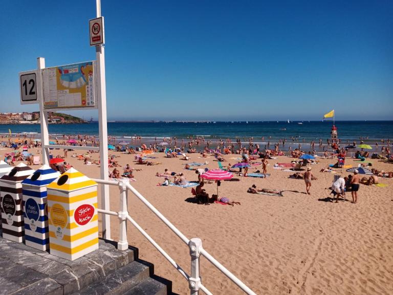 La Arena - Playa de San Lorenzo - Apartamento en Gijón - B&B Gijón