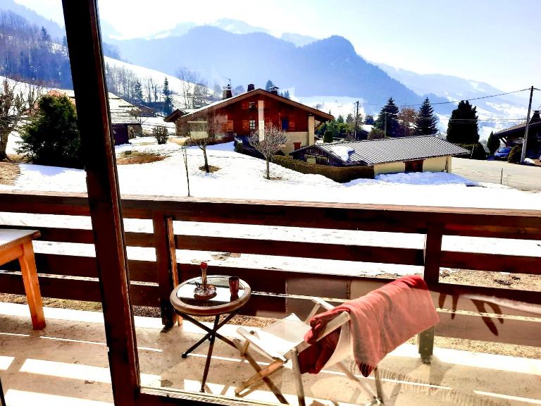 Wonderful flat in Megeve - Beautiful view on surrounding mountains - B&B Megève