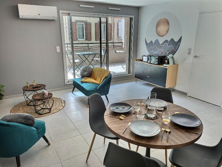 Le Fil d'Or - Terrasse, Box privé, Centre ville - B&B Albi
