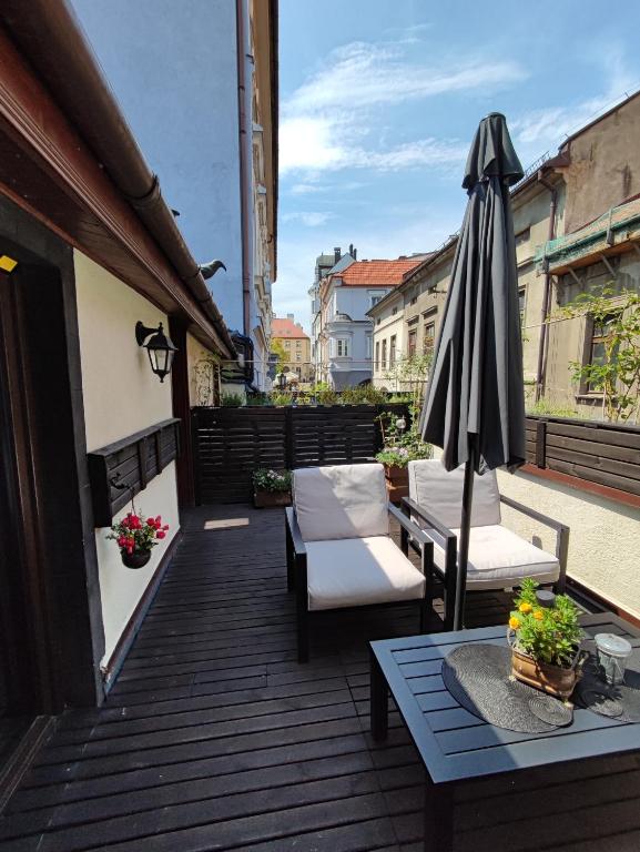 Apartament Podcienie z tarasem Bielsko-Biała Old Town - B&B Bielsko-Biała
