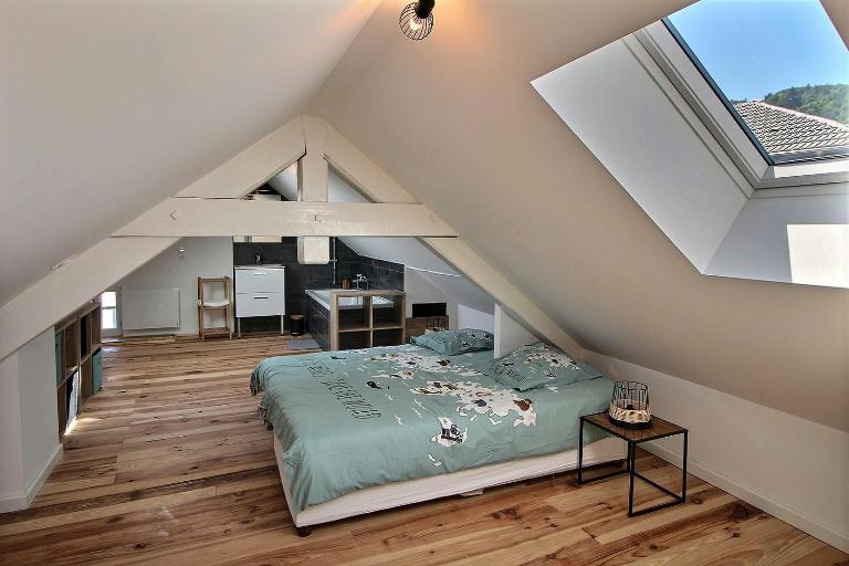 Apt type 3 en Duplex sur EVIAN les Bains vue lac - B&B Évian-les-Bains
