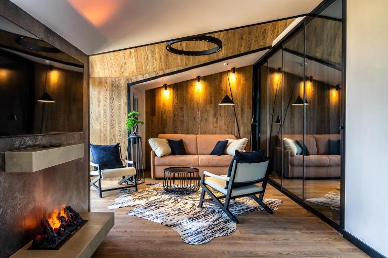 Luxury Apartment Kavkaz View - B&B Gudauri