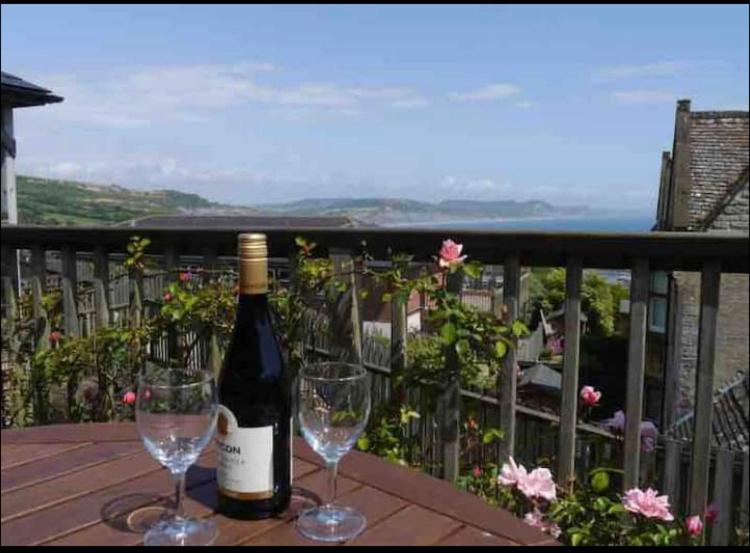 Fantastic spacious house with beautiful panoramic views of the bay Only a few minutes walk from beach harbour and restaurants This house has 3 bedrooms 3 bathrooms and 2 lovely sitting rooms - B&B Lyme Regis