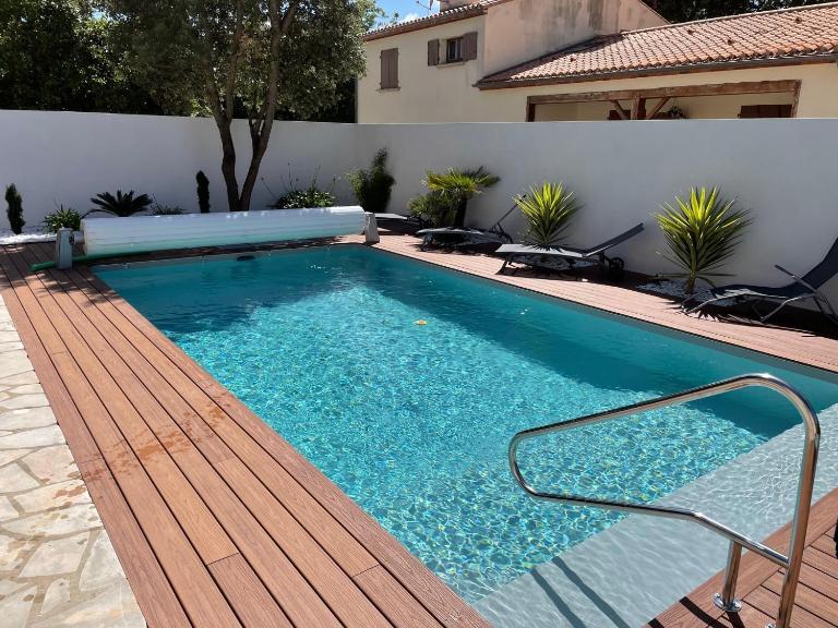 Villa à Brétignolles avec piscine chauffée et SPA à plus de 34 degrès - B&B Bretignolles-sur-Mer