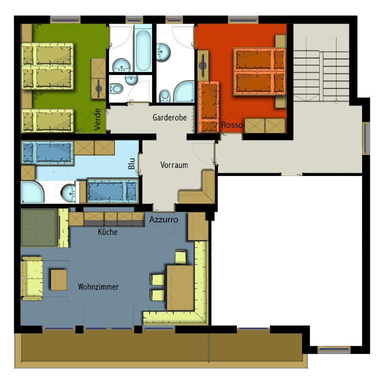 Appartement Aqua - B&B Längenfeld