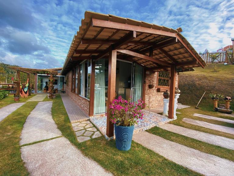Casa de Campo no Caravaggio ao lado da Cervejaria Três Santas - Ferienwohnung Santa Teresa