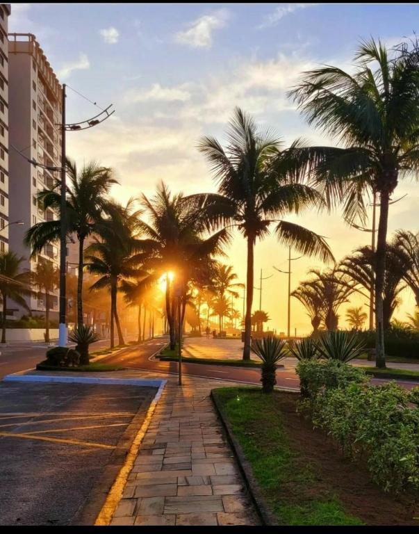 Kitnet na praia Pé na areia - Chambres d'hôtes Praia Grande